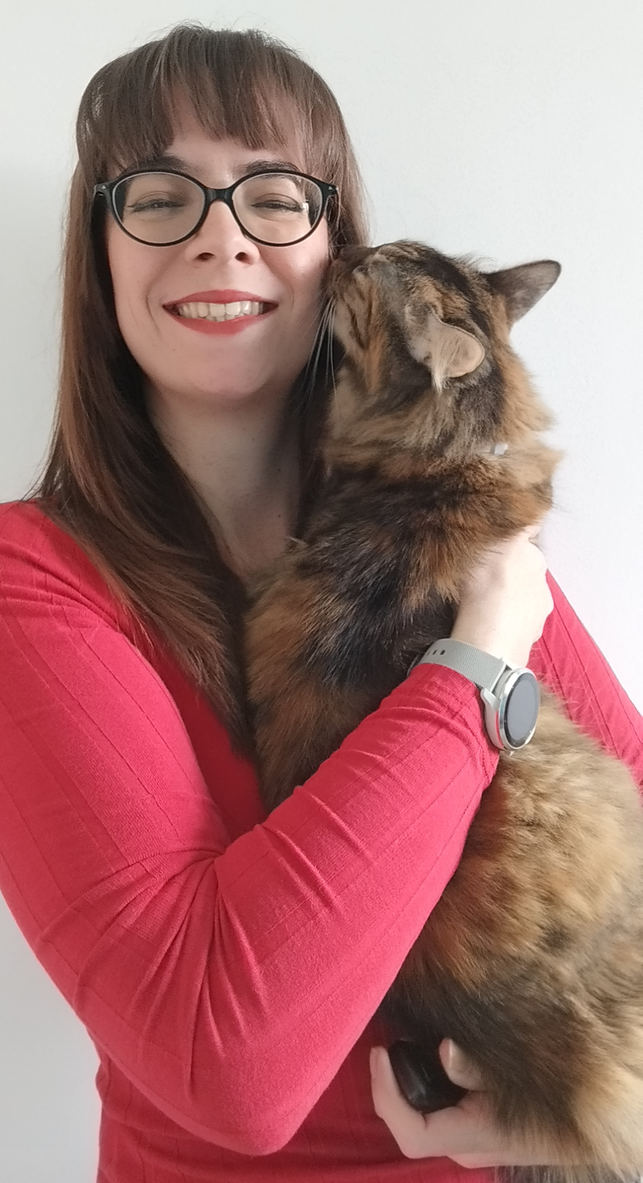 Marie et SandraSmitt, son chat